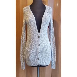 Mudd size small gray button up sweater